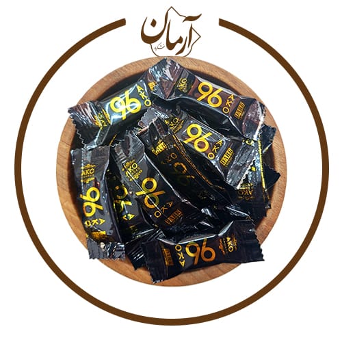 شکلات تلخ 96 درصد اکو - خشکبار آرمان شکلات تلخ 96 درصد اکو - خشکبار آرمان