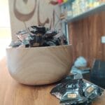 شکلات تلخ قهوه دو سر پرس