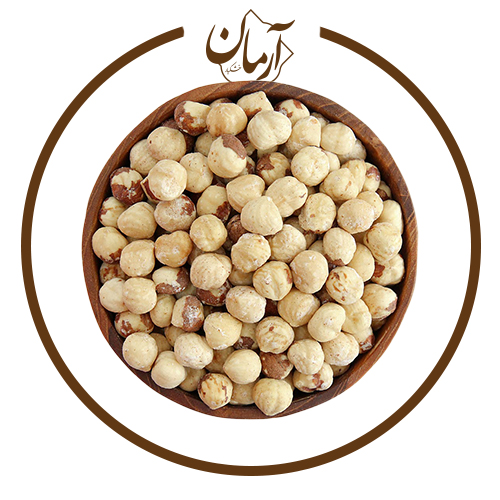 مغز فندق شور - خشکبار آرمان مغز فندق شور - خشکبار آرمان