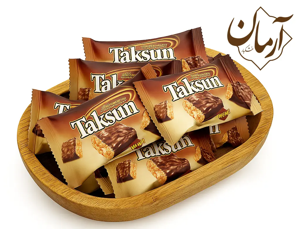 شکلات-تکسان شکلات کنجدی تکسان میکس
