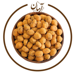 بادام زمینی روکش دار پیتزایی - خشکبار آرمان