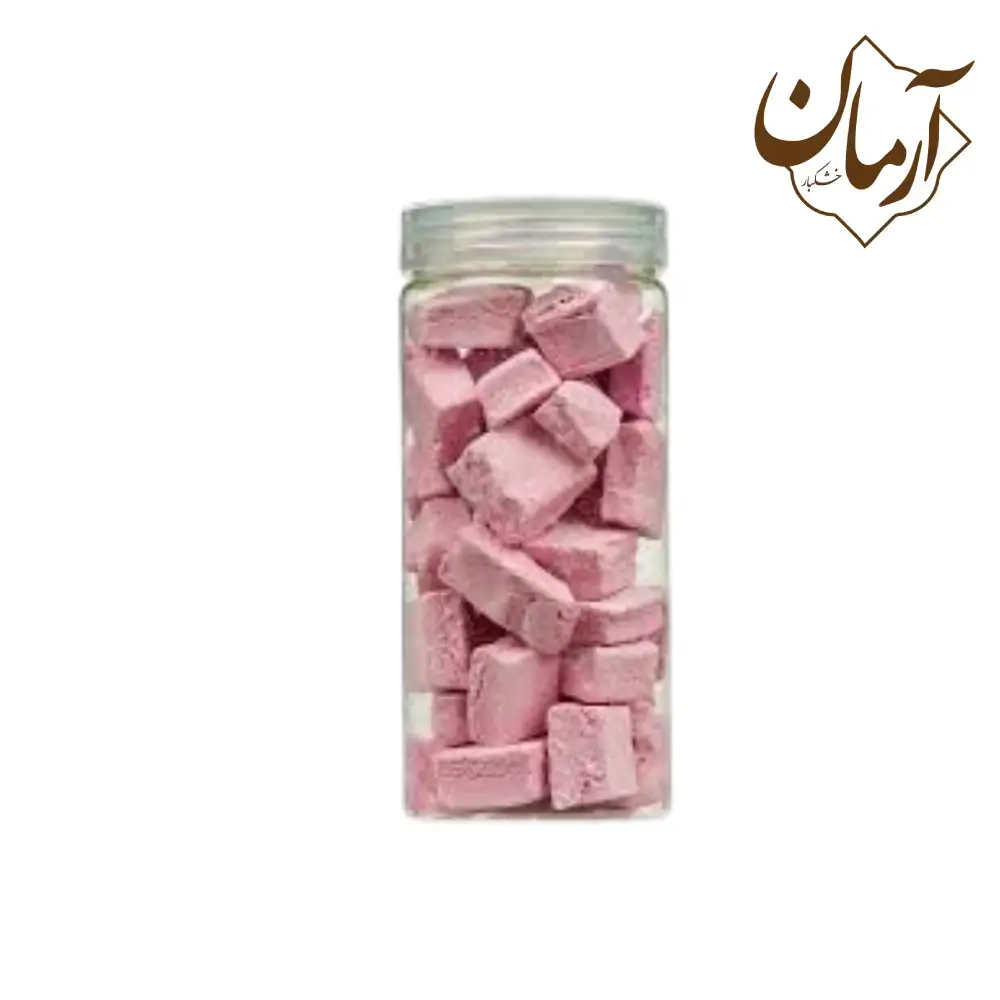 بستنی خشک توت فرنگی بستنی خشک توت فرنگی